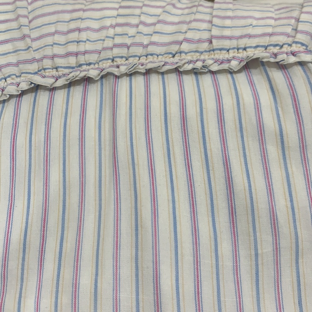BNWT Maternity striped tiered shift dress large - Picture 3 of 3